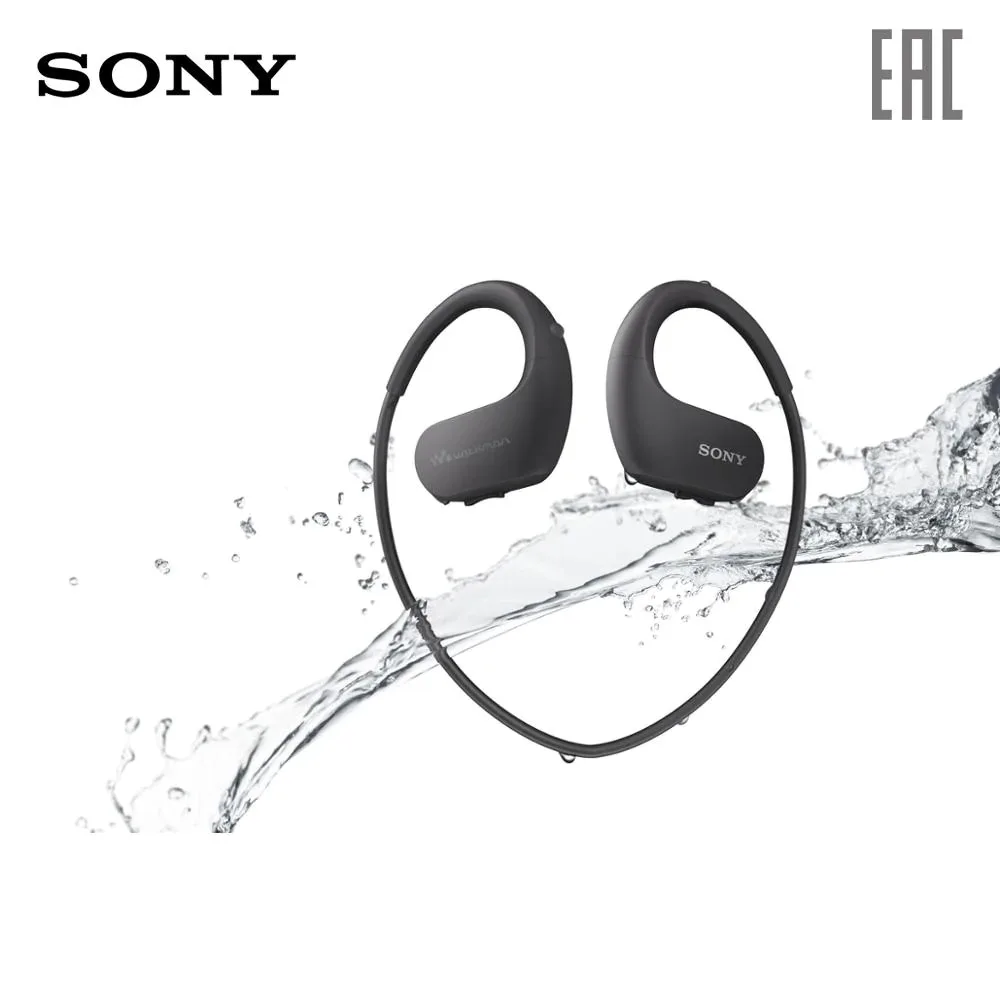 Sony Водонепроницаемый беспроводной MP3 плеер NW WS413|MP3-плееры| |
