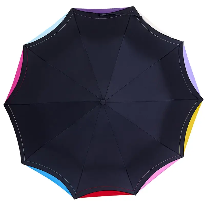Зонт женский полуавтоматический прочный водонепроницаемый компактный лёгкий