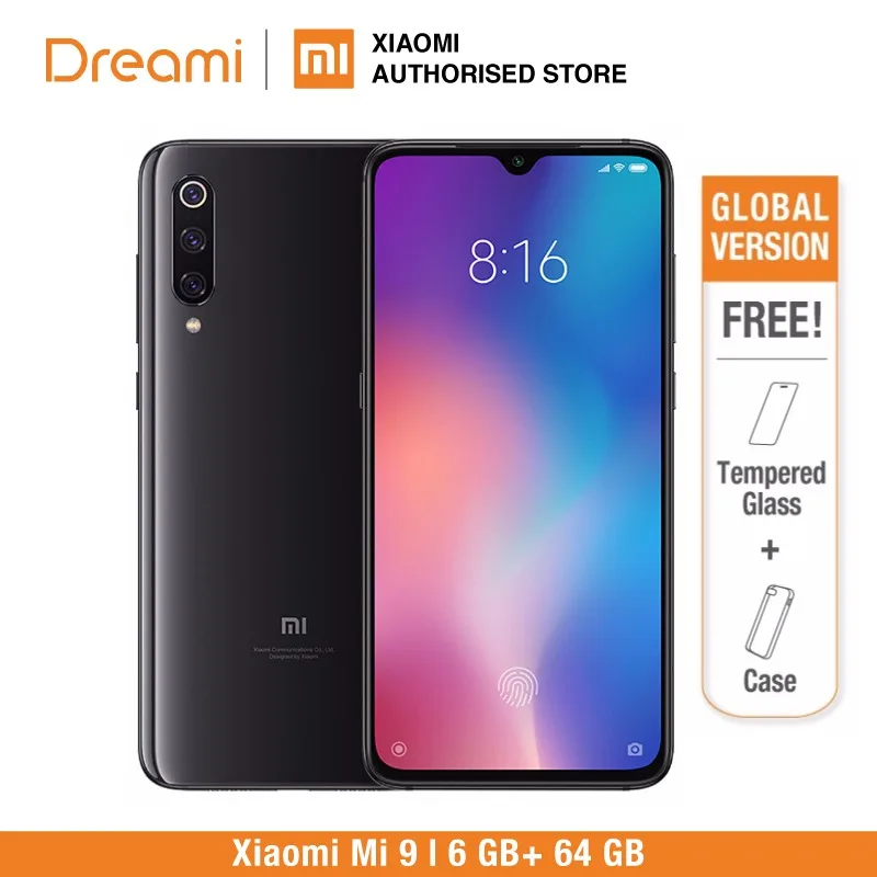 Глобальная версия Xiaomi Mi 9 64 Гб rom 6 ram (абсолютно новая и запечатанная) Mi9 Мобильный