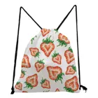 Сумка-рюкзак с принтом клубники для мальчиков и девочек