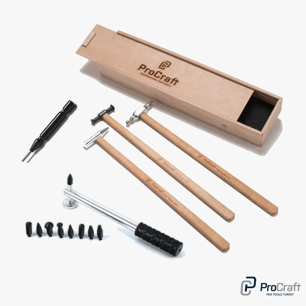 Набор для растушевки PDR профессиональный безпокрасочный ремонт вмятин