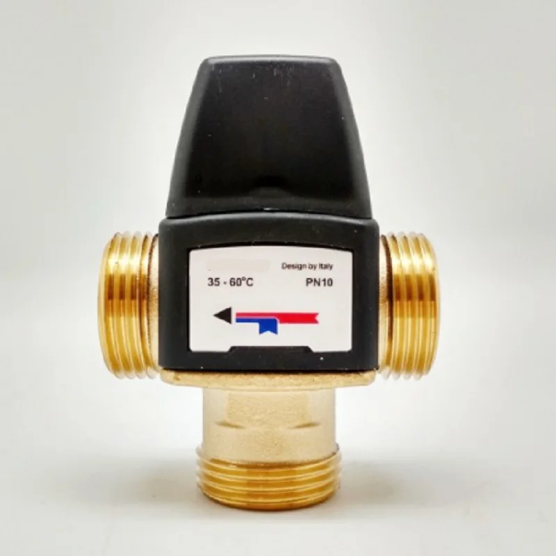 Трехходовой термостатический смесительный клапан (35-60°С) kv/s 1.5 ...