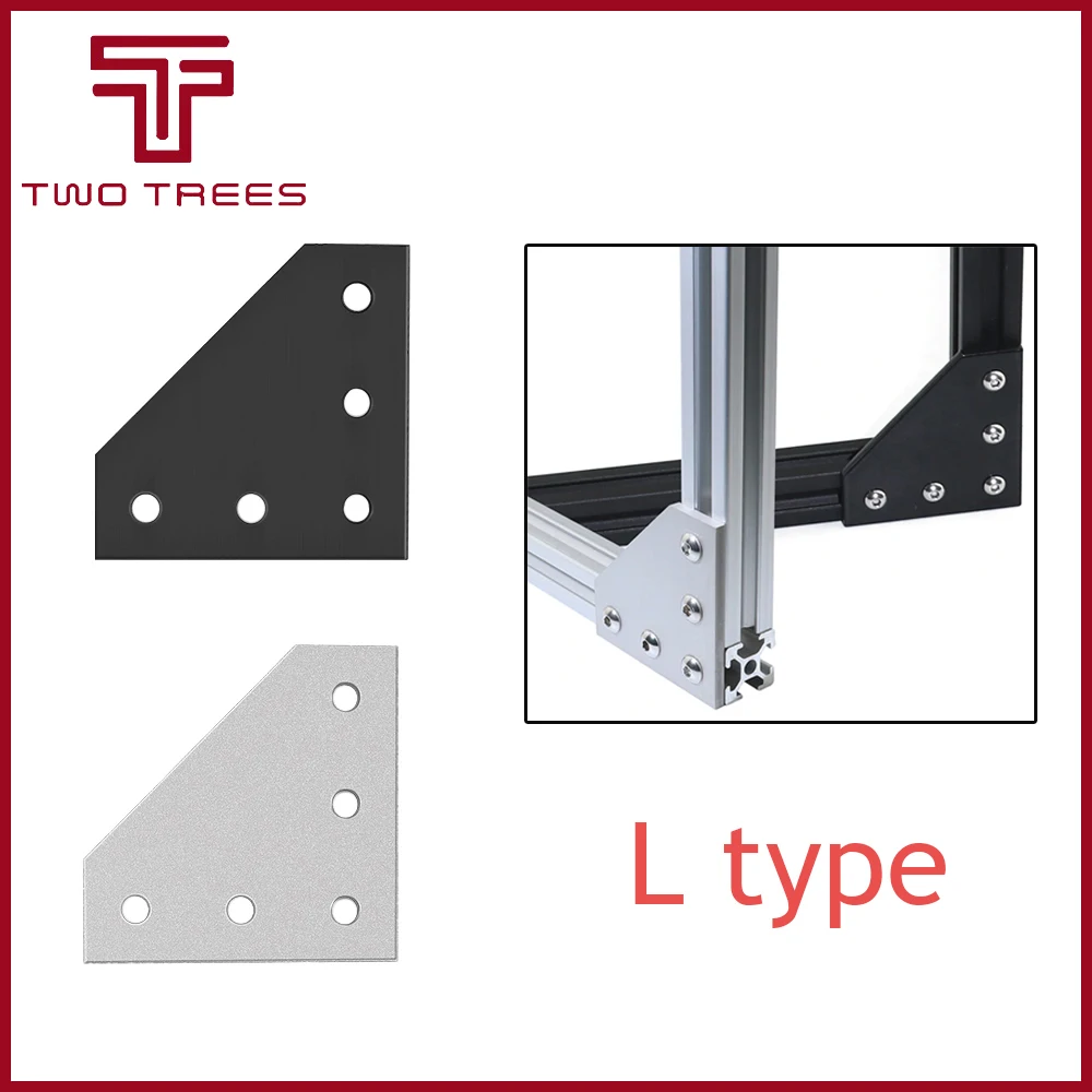 5 отверстий 90 градусов Соединительная пластина угловая Скоба T/L полоса для 2020