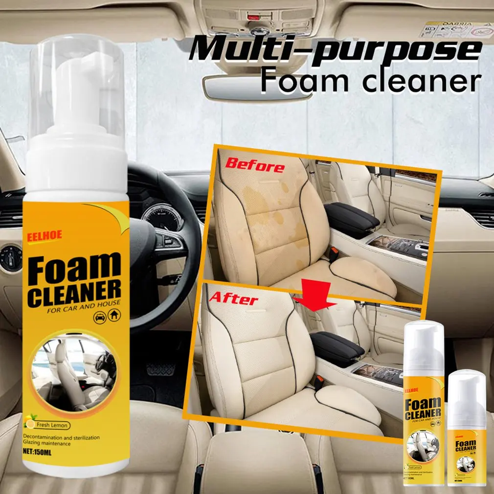 

60ml Home Cleaning Foam Cleaner Spray Multi-purpose Anti-aging Cleaner Tools For Car Interiors Or Home Appliance Dropshipping