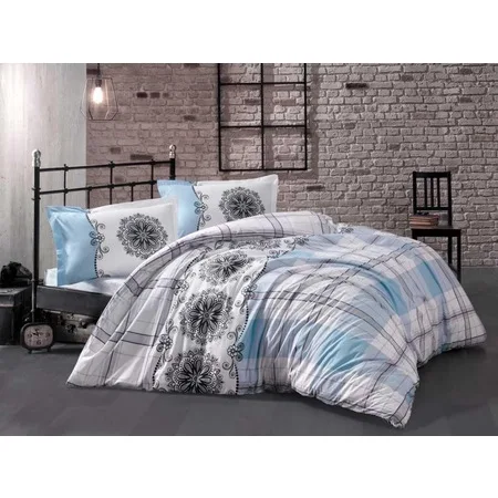 

Текстильный комплект пододеяльников CLASY, двойной размер, 100 хлопок, Сделано в Турции, серия MEDUSA