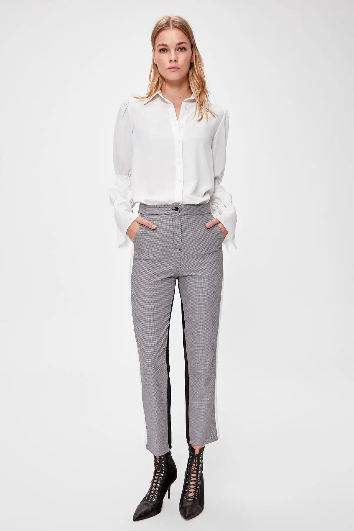 Trendyol брюки с лентами TWOAW20PL0549|Брюки| |