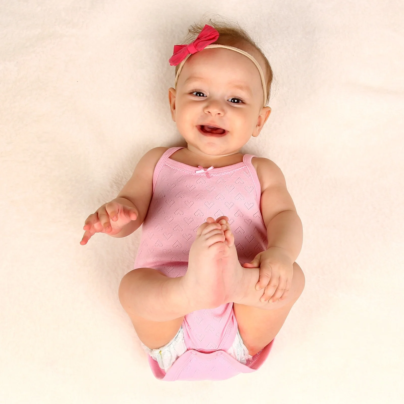 Ebebek HelloBaby/жаккардовое боди на лямках для маленьких девочек | Мать и ребенок