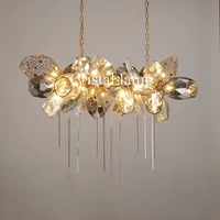 luxury britannica chandelier modern interior glass light fixtures design lamp replica