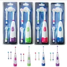 Вращающаяся электрическая зубная щетка,  с 3-мя насадками