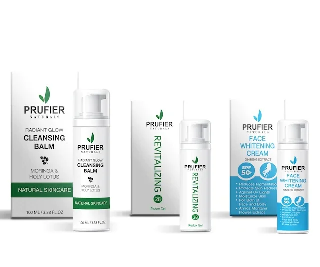 

PRUFIER NATURALS CARE SET FOR FACE AND BODY