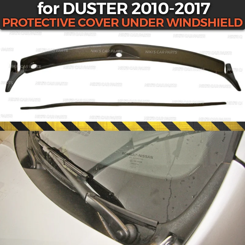 Защитный чехол для Renault Duster 2010 2017 под лобовое стекло Jabot молдинг ABS пластик отделка