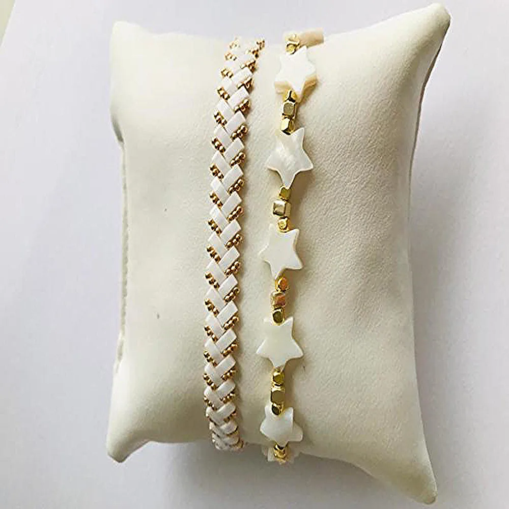 

Браслет Tila с полужемчужинами и фианитами, 2'li