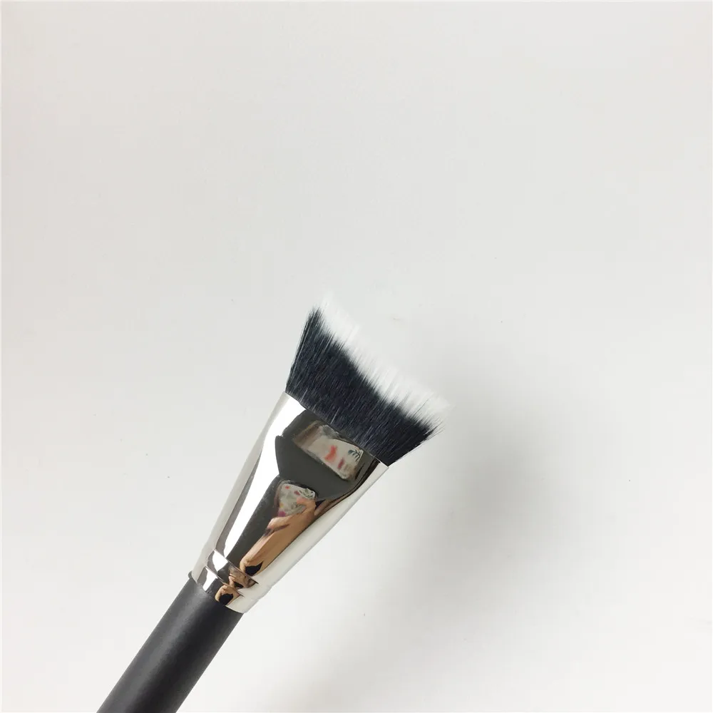 Bdbeauty 164 изогнутая скульптурная кисть с двойным волокном-Угловая Кисть для подчёркивания и контурирования лица