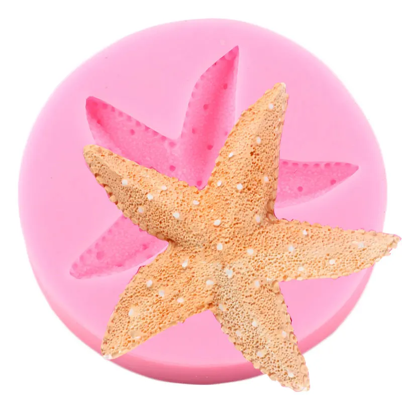 3D Морская звезда Ремесло мыло силиконовые формы DIY вечерние для кексов помадки