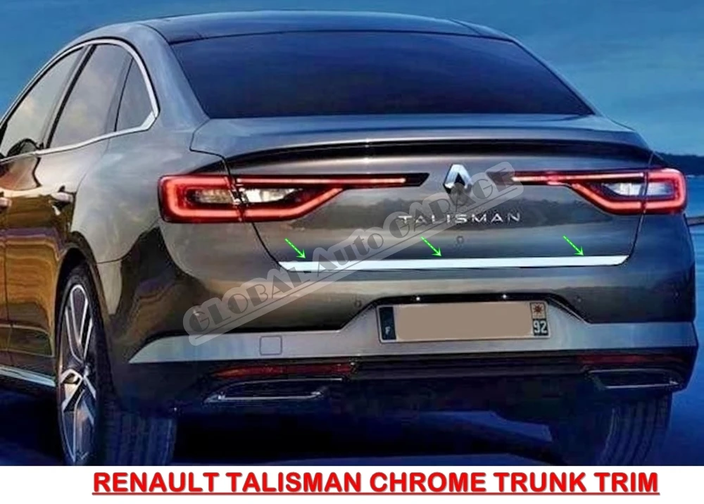 Хромированный задний багажник для Renault Talisman 2016-2021 отделка нижнего корпуса