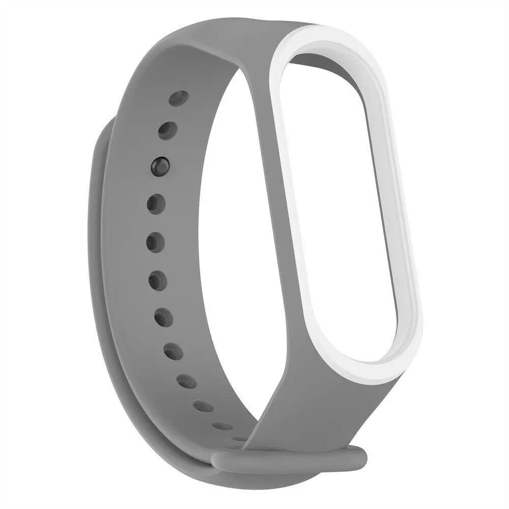 Ремешок для mi band 4 3 гибкий силиконовый сменный цветной водонепроницаемый и