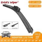 Универсальная щетка стеклоочистителя Erick's, U-образный мягкий резиновый автомобильный стеклоочиститель без рамы, 14 