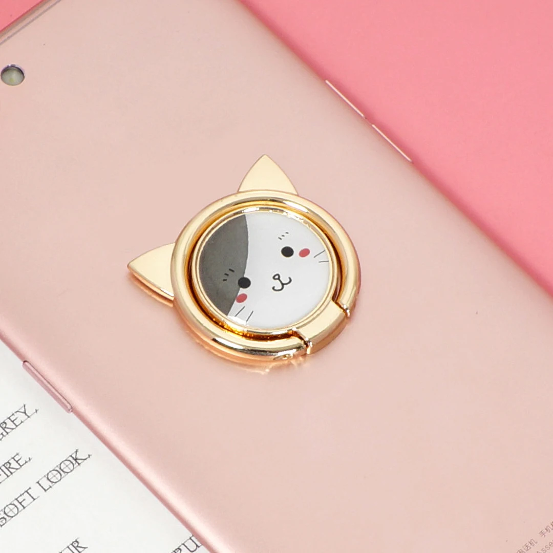 

Finger Ring Mobile Phone Smartphone Stand Holder Cell Cute Cat Ring Desktop Holder Socket Mount Hand Grip Universal Bracket