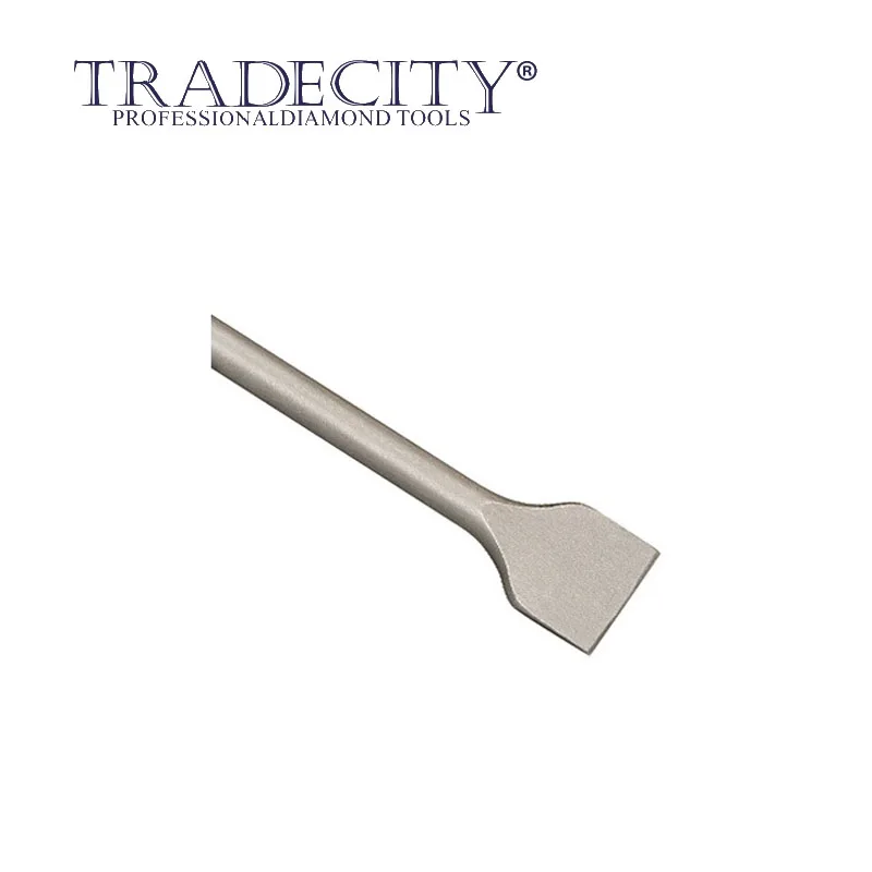 Резец-лезвие SDS Plus Flat Pico SDS-plus Tradecity для электрического перфоратора с пикой, пазом, резцом и зубцом для сверления бетонных кирпичных стен DIstar.