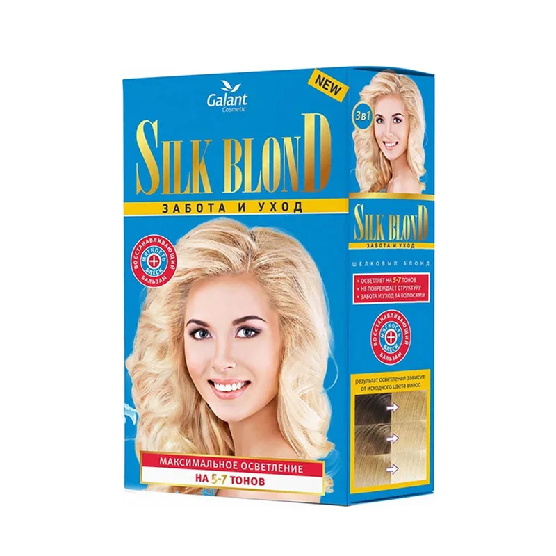 Средство для осветления волос Галант Косметик Silk Blond 1 шт | Красота и здоровье