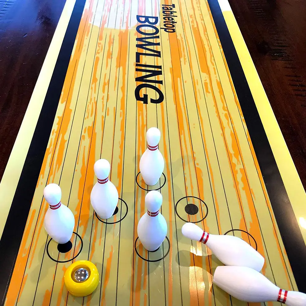 Настольный боулинга Shuffleboard для завивки настольная игра путешествий бара школы