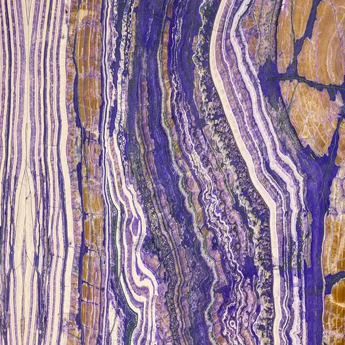 

Curtain Natural Stone Layers Colorful Rock Formations Gemstone Nature Decorative Photo Printed Purple Brown