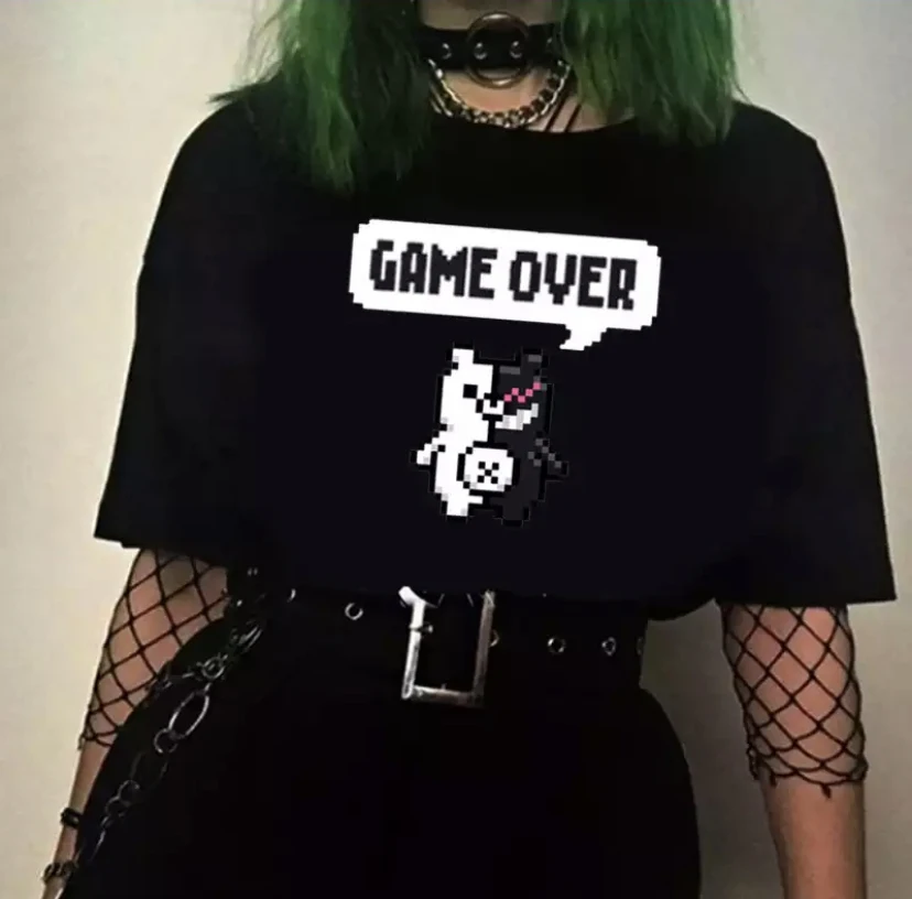 

Danganronpa Monokuma Unisex T-shirt Fashion Cotton O Neck Top Female TShirt on Street Trend 2021 New Summer