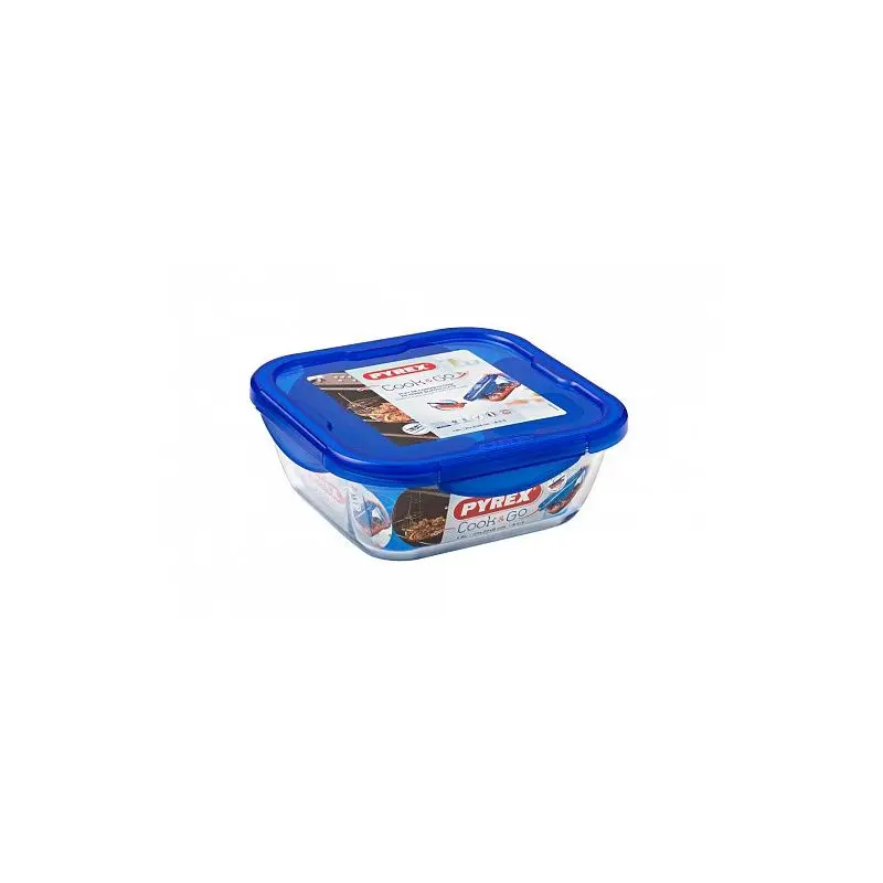 Блюдо квадратное с крышкой 1.6л Pyrex Cook&ampGo 286PG00/7046 |