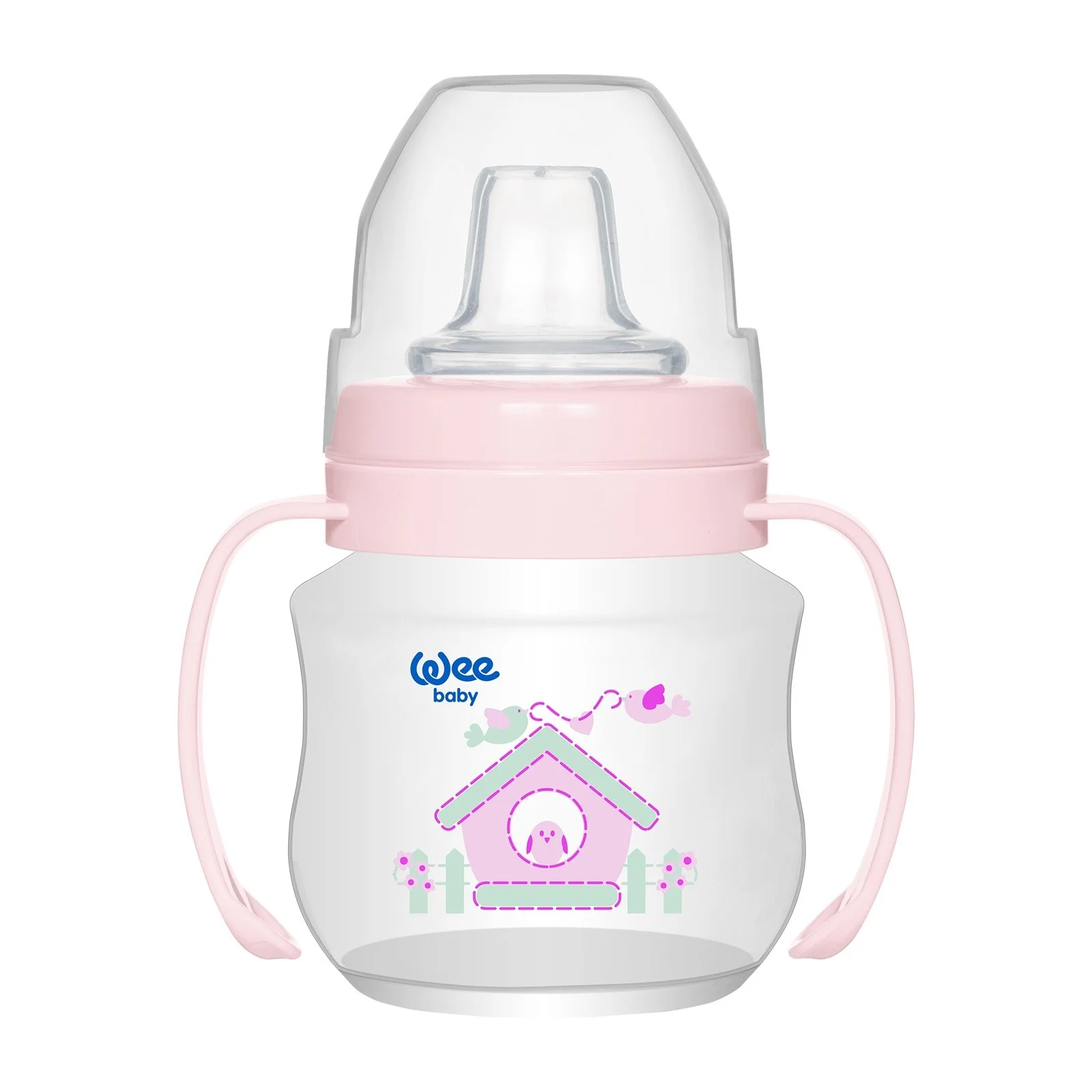 Ebebek Wee Baby 753 чашка без разлива полипропиленовые ручки 125 мл | Мать и ребенок