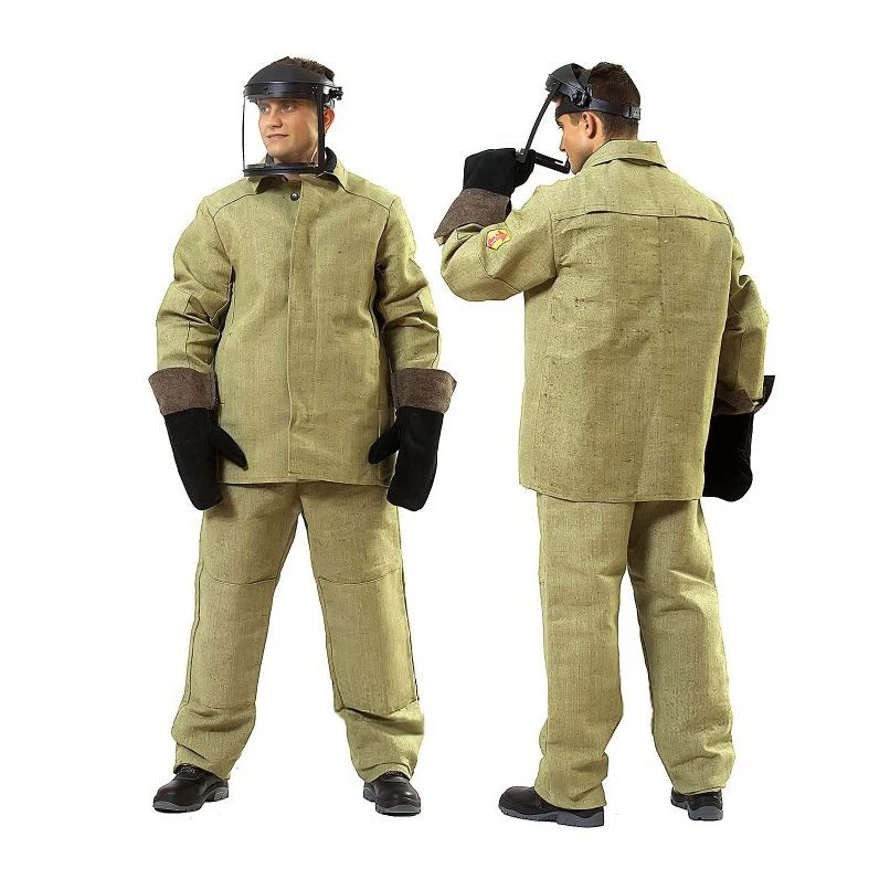 Костюм сварщика профессионал брезентовый с усилением пл.480г. (ГОСТ) | Безопасность