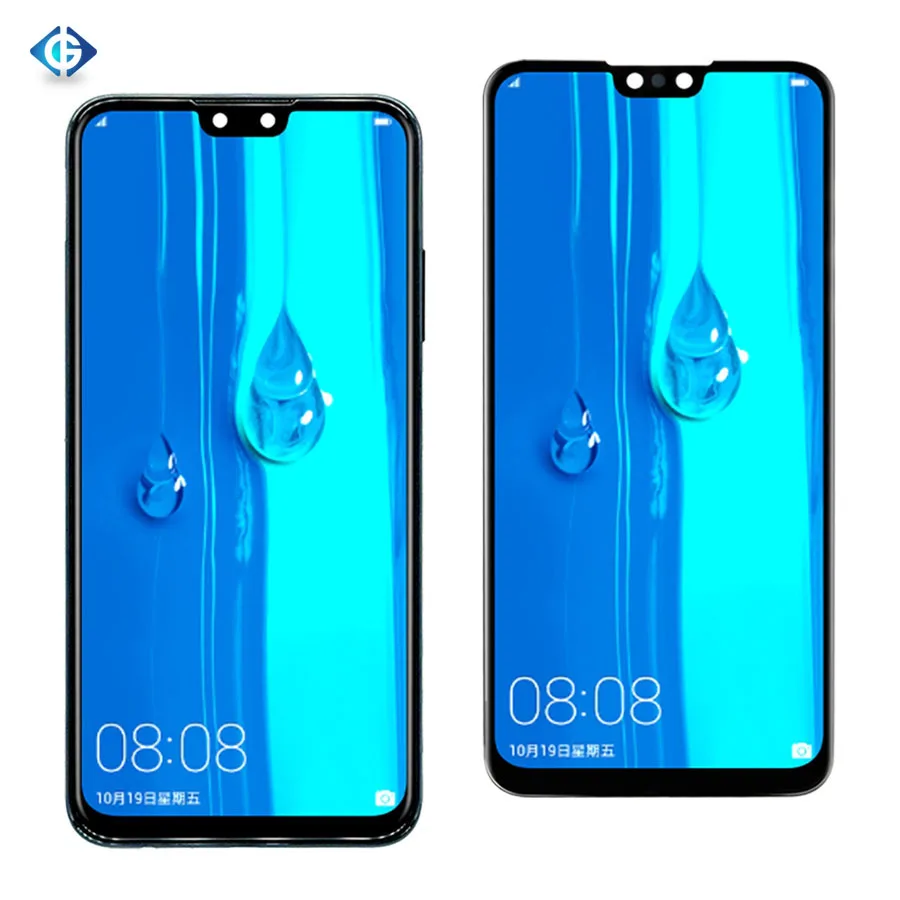 ЖК дисплей 6 5 ''в сборе для Huawei Y9 2019 сенсорный экран + рамка в комплекте Enjoy 9 plus