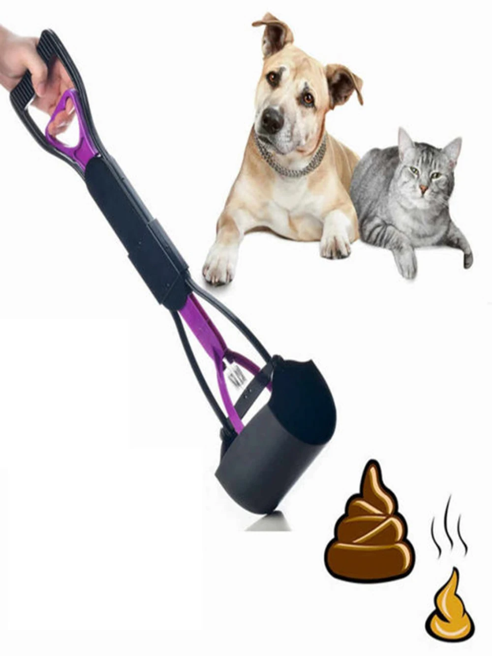 Совок для туалета домашних животных &quotДовольный питомец&quot|Совки и мешочки