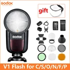 Вспышка Godox V1 V1SV1NV1C TTL для фотоаппаратов SonyNikonCanon Camera Speedlight Flash