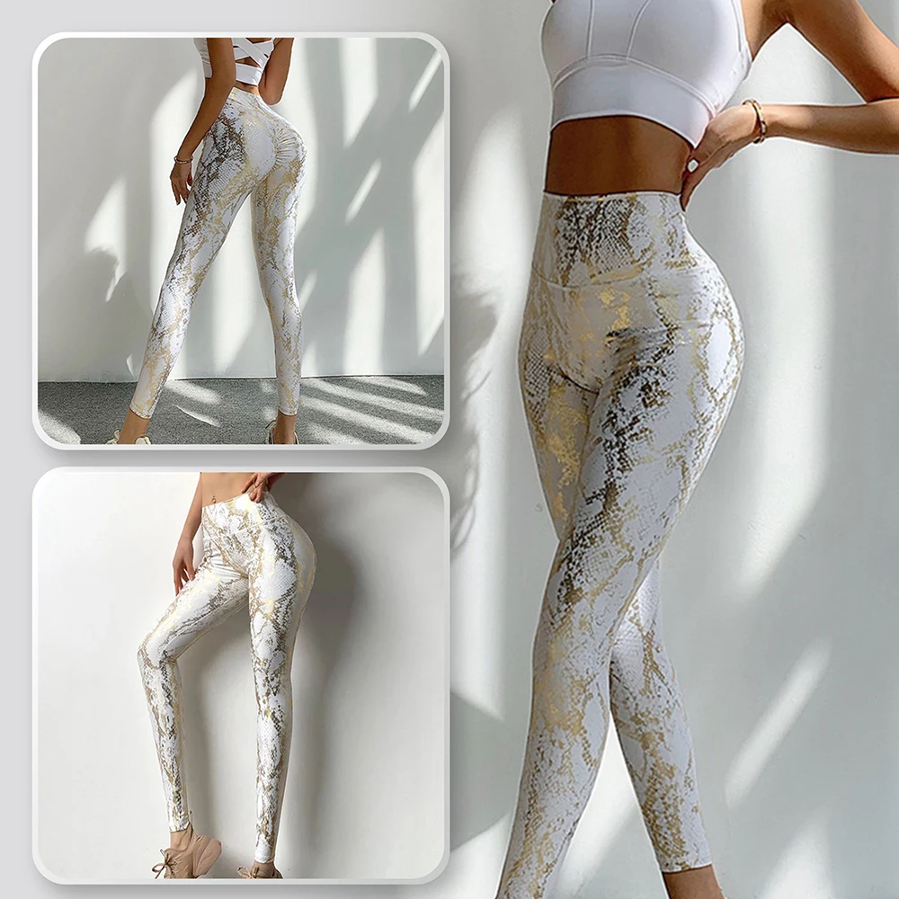 heptathlon Printed Leggings for Women Sexy High Waist Booty Lifting Fitness Elastic Trousers Women's Clothing Female Warm Pants spanx leggings