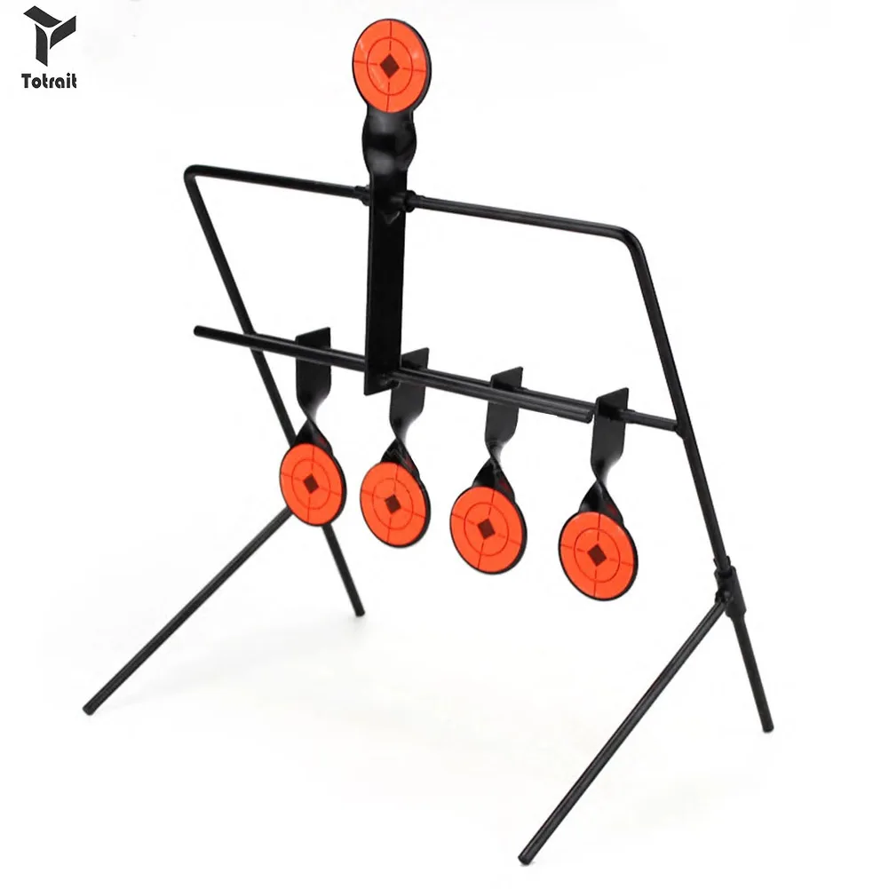 

New TOTRAIT High Quality Tactical Shooting Target Rotating Gun Rifle Shooting Metal Targets Outdoor Sports Target For Hunting