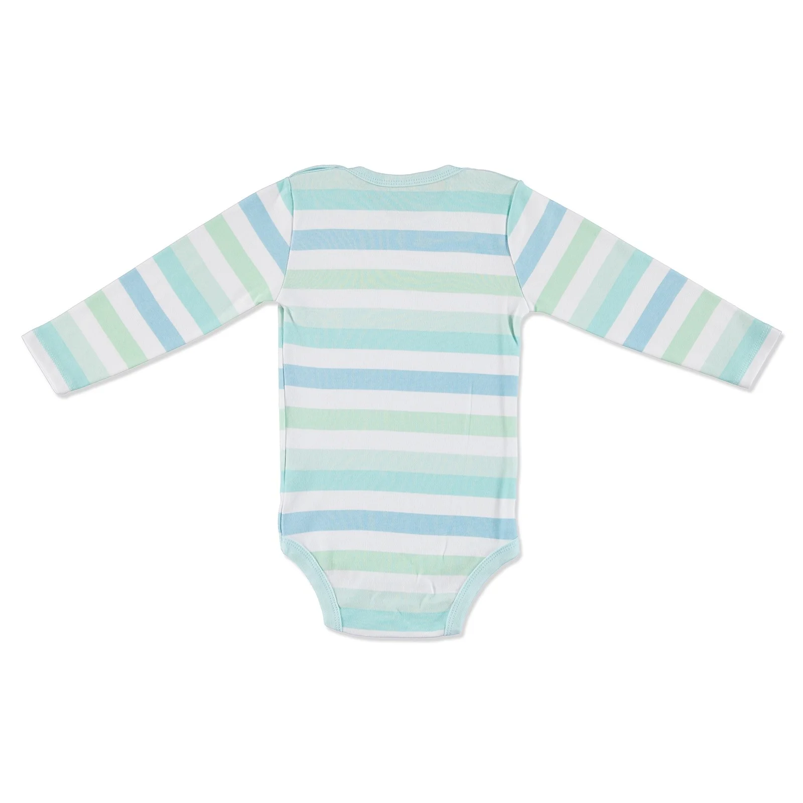 Боди с длинными рукавами и воротником защелкой для малышей ebebek Aziz Bebe Stars| |