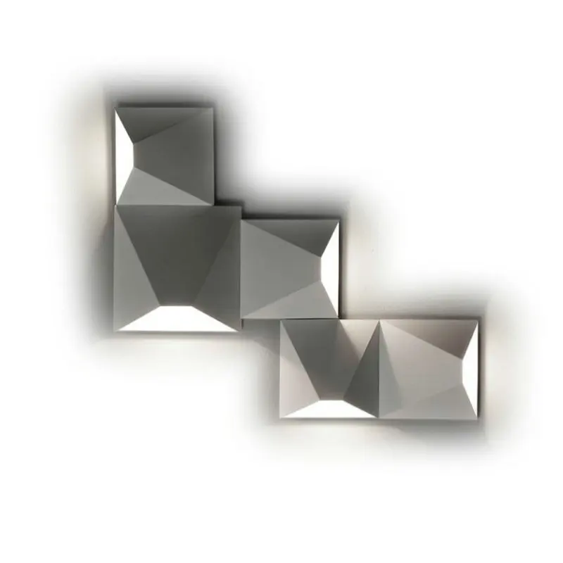 Современный Креативный настенный светильник черного и белого цветов