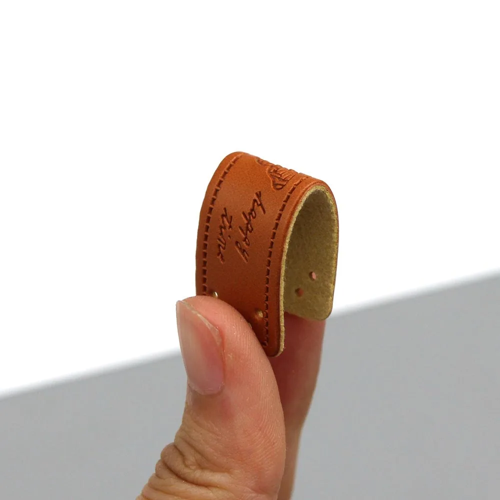 50Pcs Labels Cartoon Pattern Handmade Label Brown PU Leather For Clothes 51x16MM Hand Made Clothing Tag Sew Accessories | Дом и сад