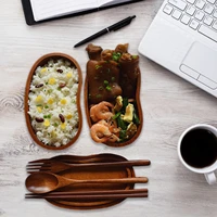 japanese double layer jujube wooden bento box lunch box high capacity for sushi fruit rice noodles sandwich to school office