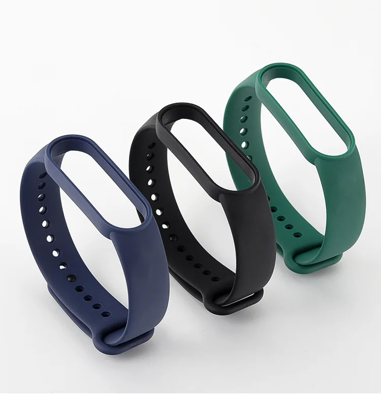 10 шт./упак. браслеты из нержавеющей стали для Mi band 5 наручный ремешок Xiaomi Band 6