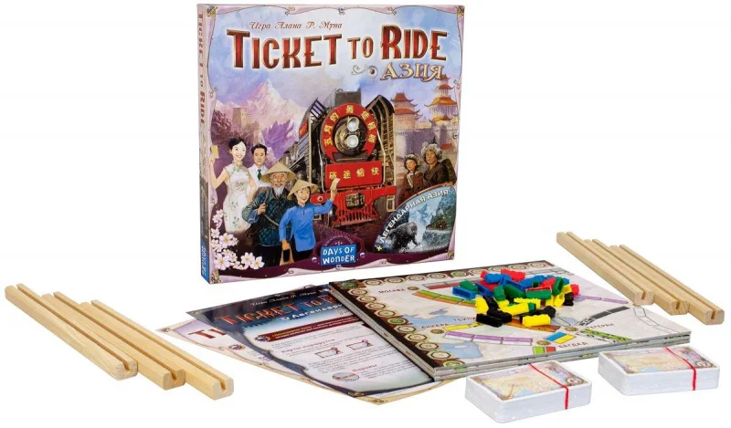 Настольная игра Ticket to Ride Азия Hobby World (Хобби Ворлд) | Игрушки и хобби