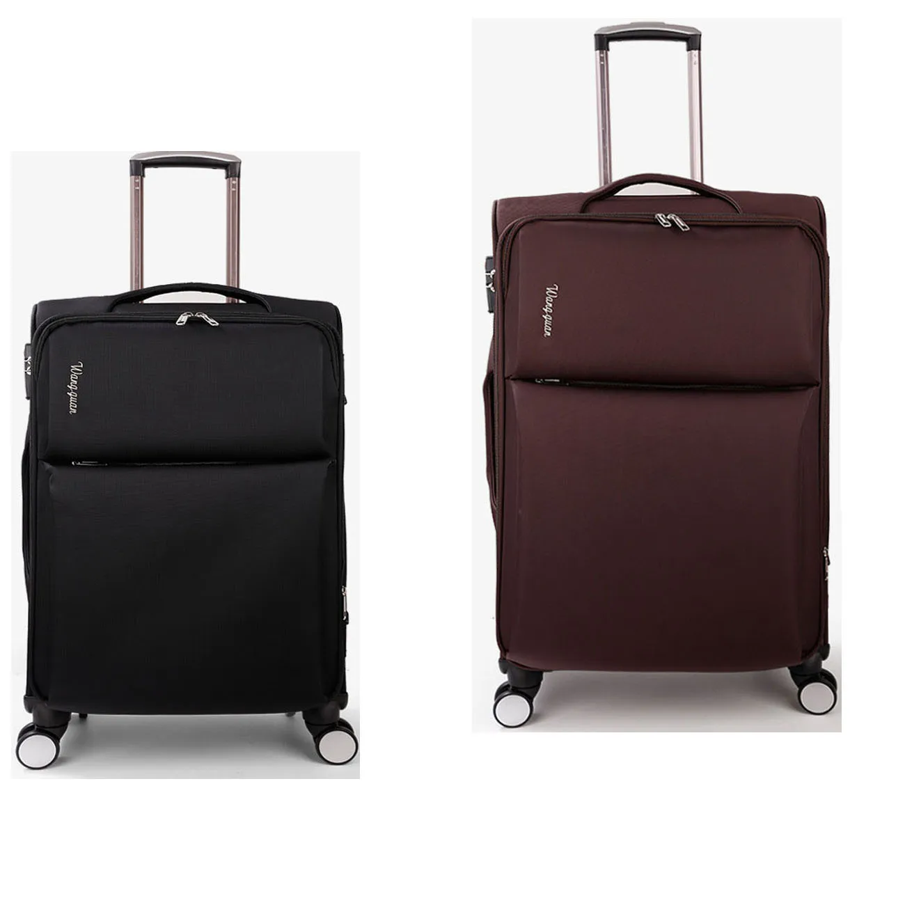 20&quot22&quot24&quot26&quot28&quotSoft Fabric Cabin Travel Wheeled Suitcase Oxford Cloth Trolley Rolling Luggage Boarding Case Valise Free Shipping