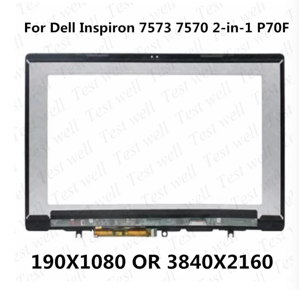 

Original 15.6"LCD LQ156D1JW37 Touchscreen Digitized Assembly for Dell Inspiron 15-7000 7573 7570 P70F UHD 4K 3840*2160