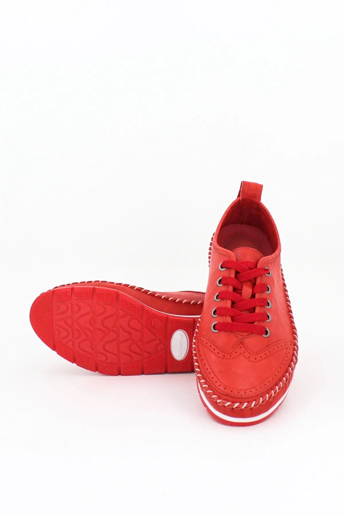 Women Natural 100% Genuine Leather Flat Casual Shoes Brand High Quality Leather Lace-up Solid 5colors Elegant Ladies Flats spring