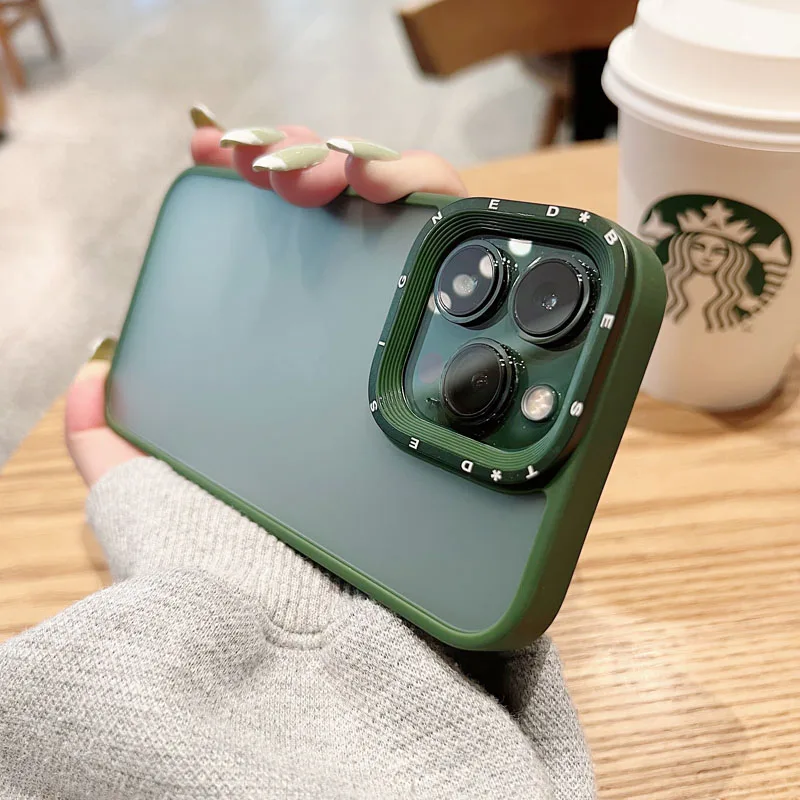 

ins Camera lens protection armor case for iphone 13 12 11 pro max protective bumper for iphone 13 12pro hard case back cover