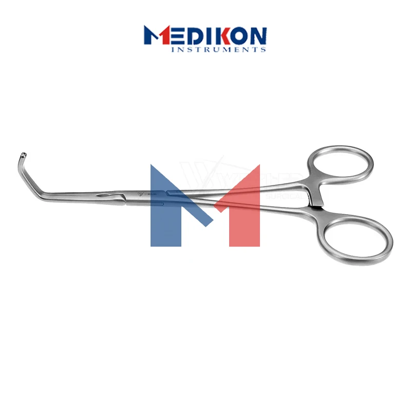 

1 Piece Of German Beck Infant Aorta Clamp Angled DeBakey A traumatic jaws Straight Shanks Stainless-Steel 16 cm Hospital Clinic