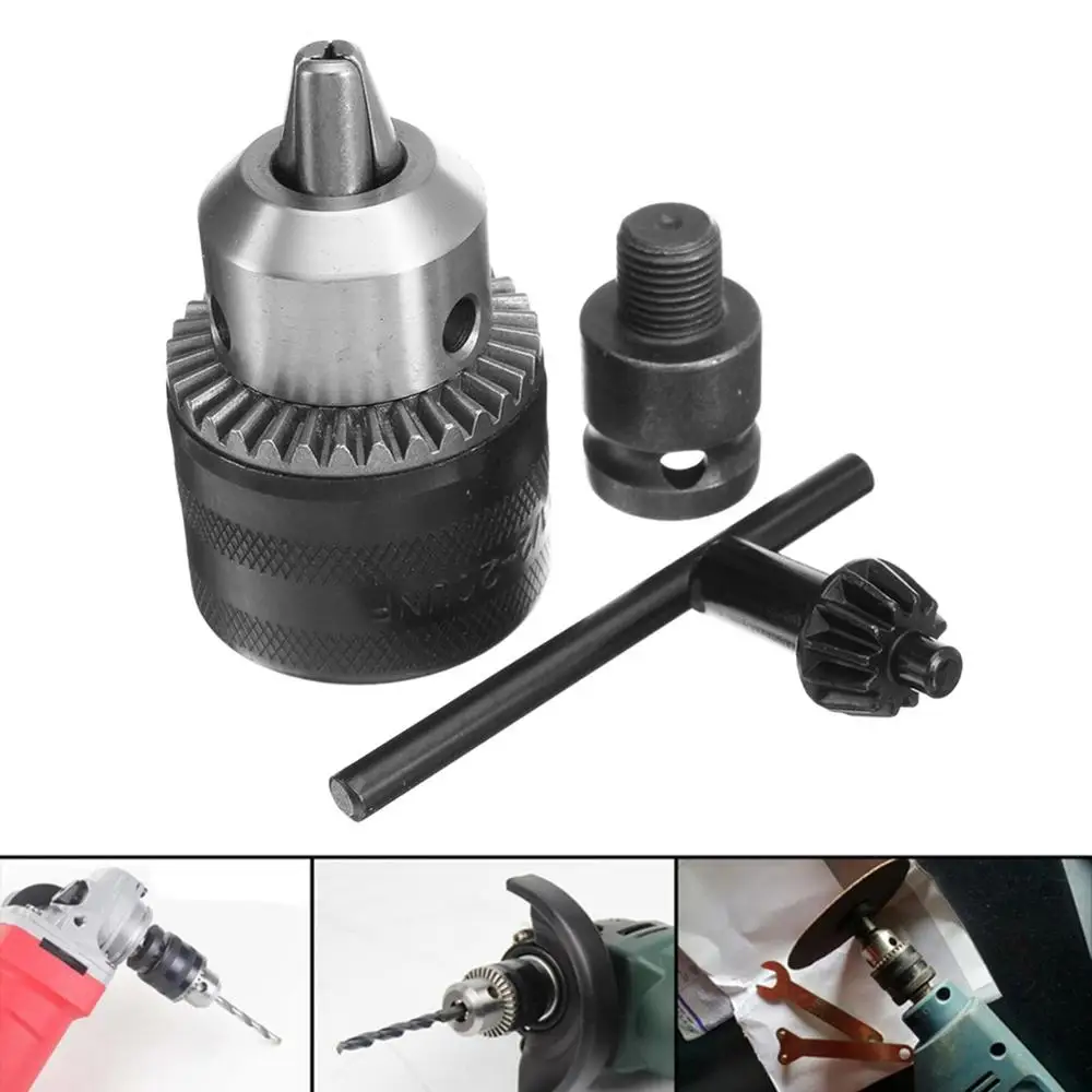 

Electric Drill Adapter Workshop Rotary tools Supplies Set Kit 1.5-13mm