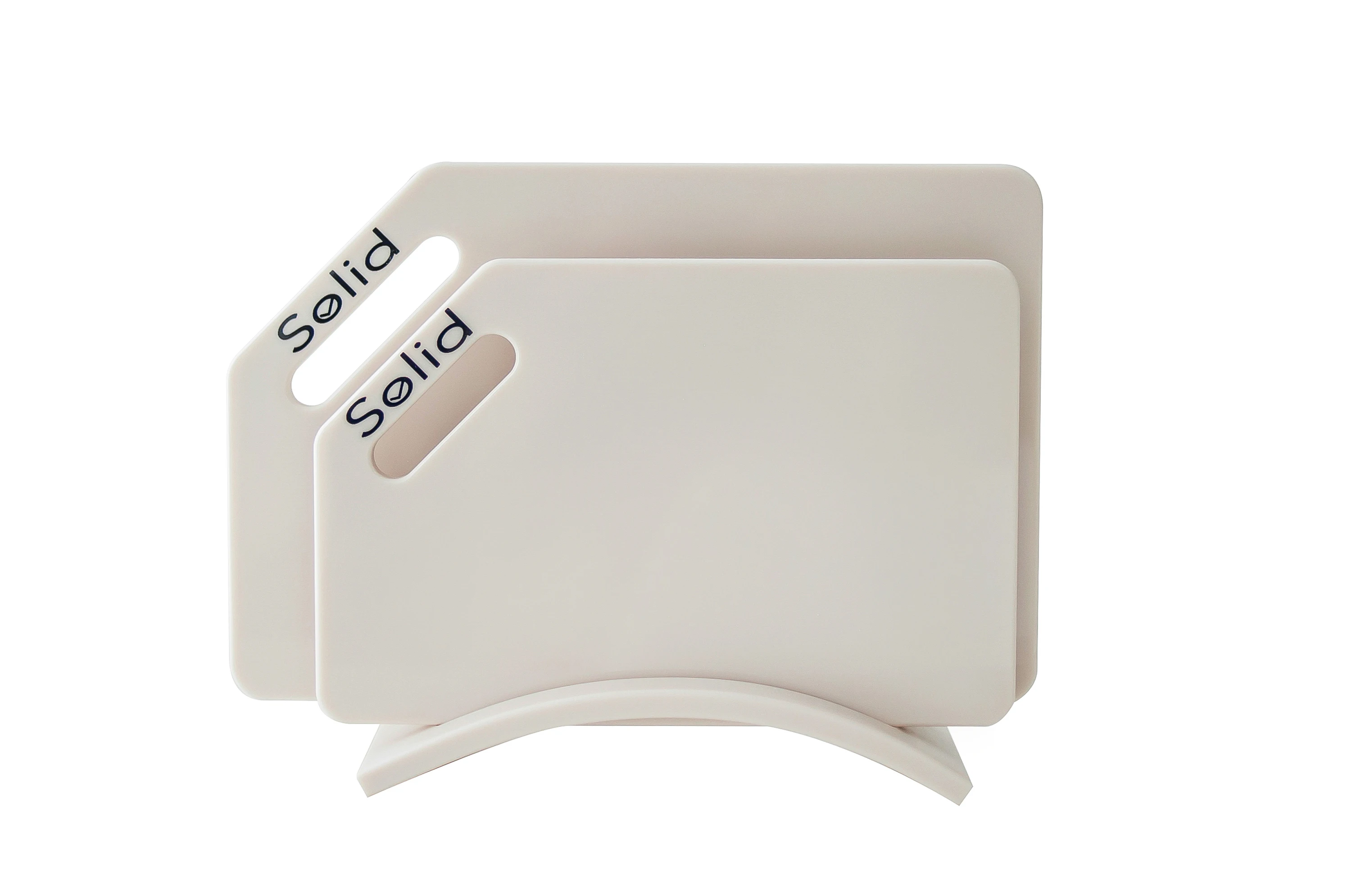 Твердые разделочные доски набор из 2 досок и подставки |