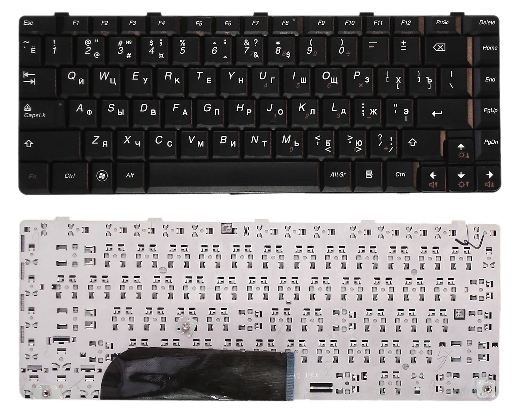 Laptop keyboard for Lenovo IdeaPad u350 y650 Black | Replacement Keyboards