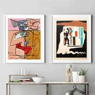 Винтажный французский постер Le Corbusier, художественное изображение на холсте, абстрактная живопись, художественные подарки для гостиной, настенный художественный Декор